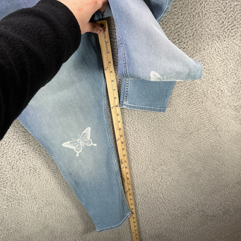Hollister Curvy High Rise Super Skinny Jeans Womens 19S Butterfly Stretch NWT - Picture 11 of 14